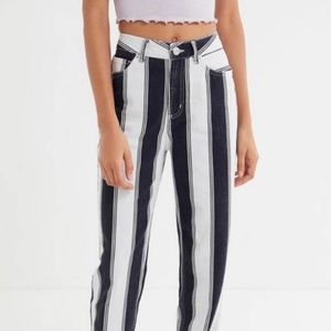 Urban Outfitters BDG Striped Mom Jean